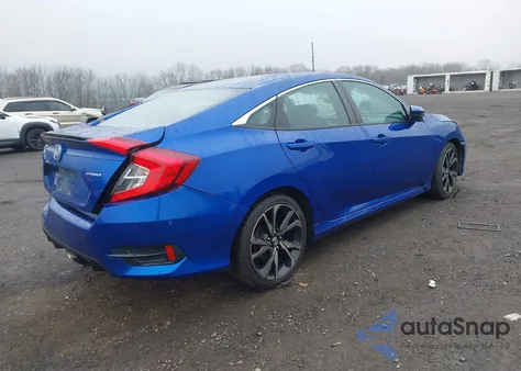 2020 Honda Civic Sport from USA, damaged, VIN 2HGFC2F85LH588490